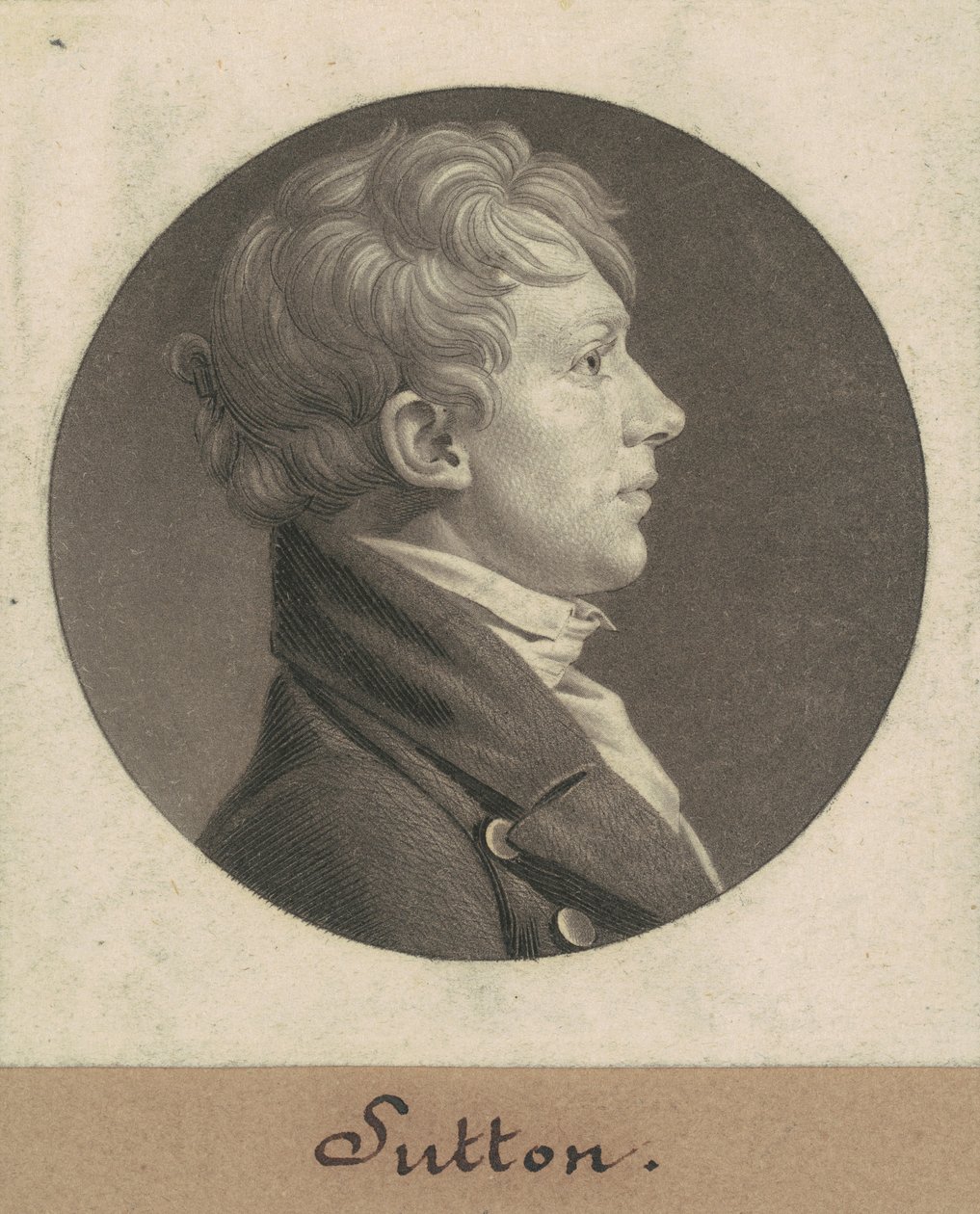 John Sutton alkotó: Charles B. J. Févret de Saint Mémin