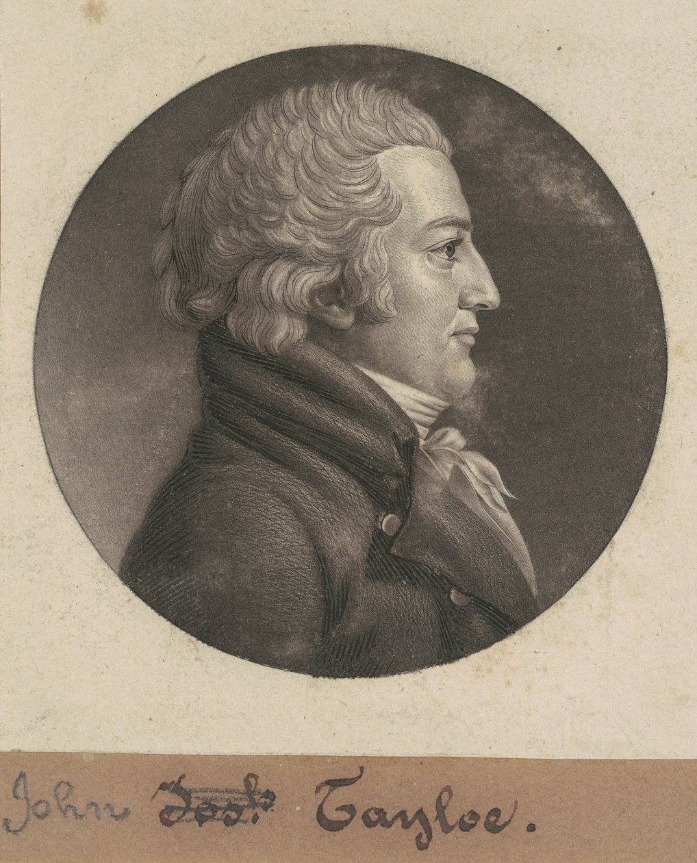 John Taylor III alkotó: Charles B. J. Févret de Saint Mémin