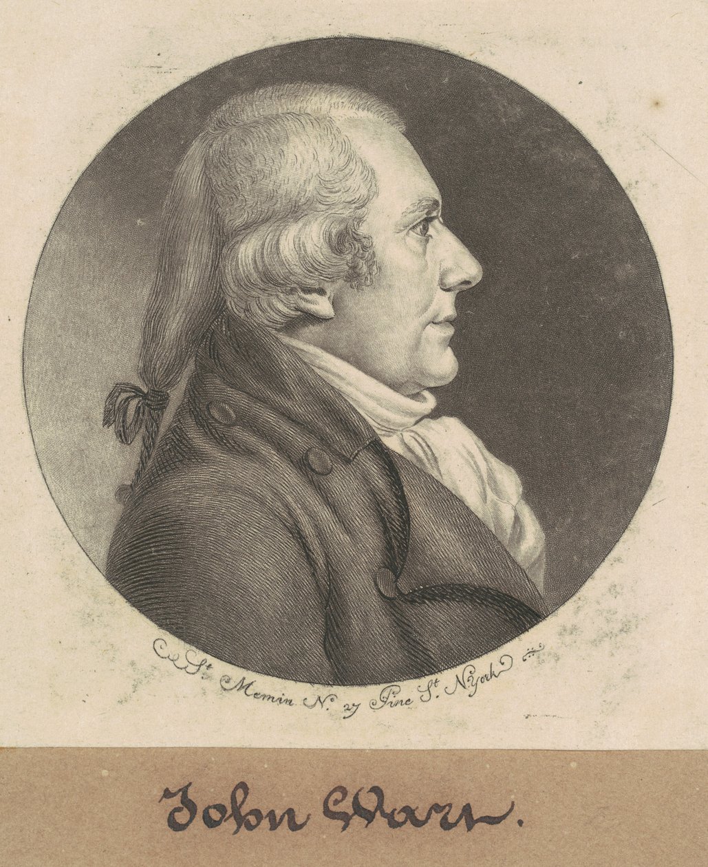 John Wart alkotó: Charles B. J. Févret de Saint Mémin