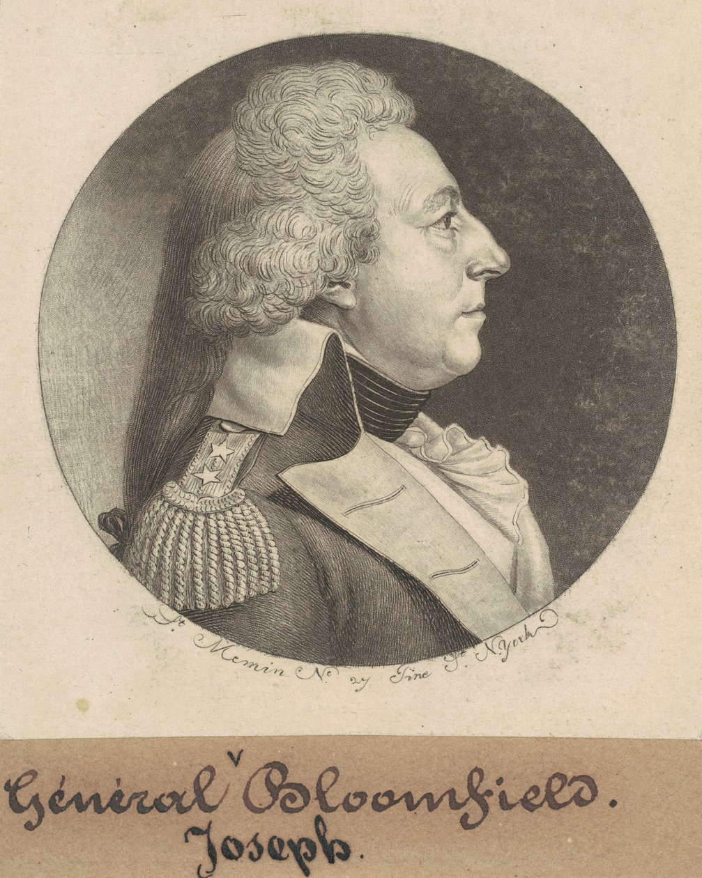 Joseph Bloomfield alkotó: Charles B. J. Févret de Saint Mémin