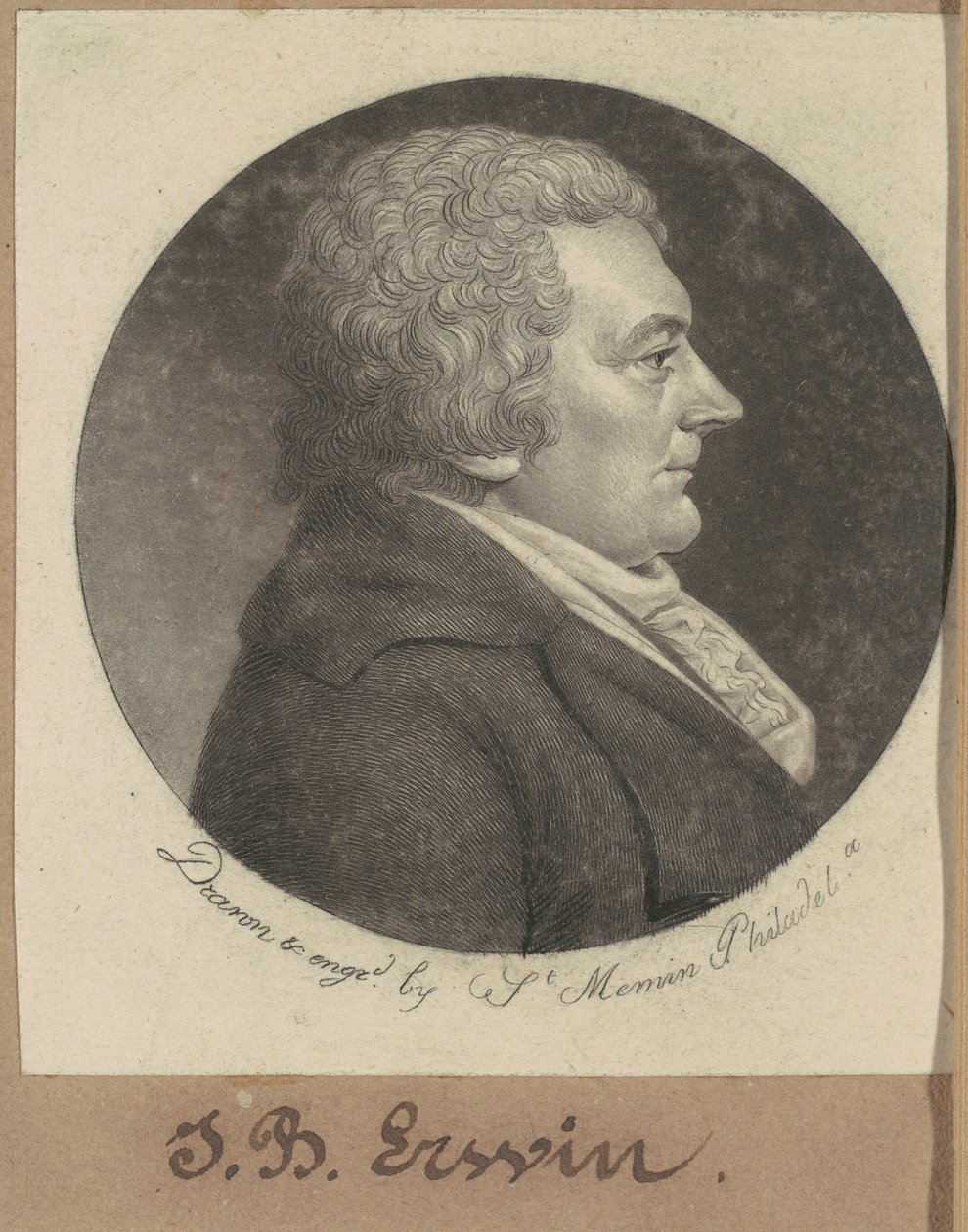 Joseph Erwin alkotó: Charles B. J. Févret de Saint Mémin