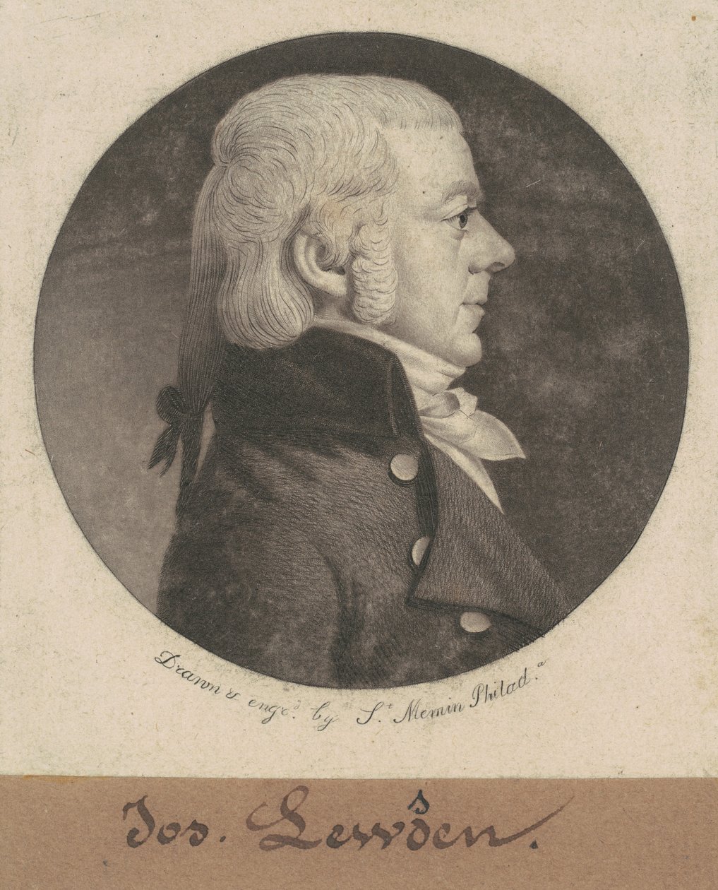 Joseph Lewden alkotó: Charles B. J. Févret de Saint Mémin
