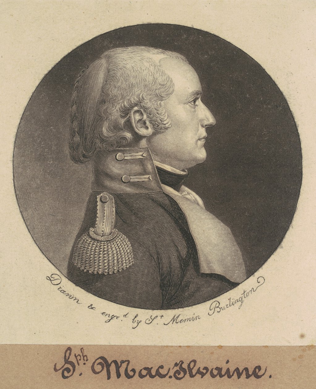 Joseph McIlvaine alkotó: Charles B. J. Févret de Saint Mémin