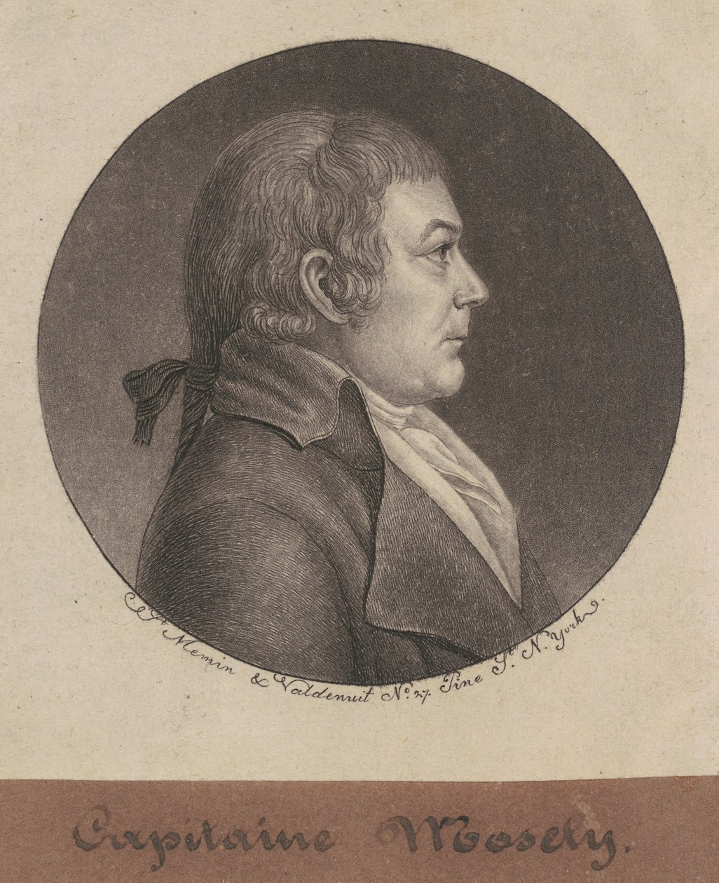 Mosely József alkotó: Charles B. J. Févret de Saint Mémin