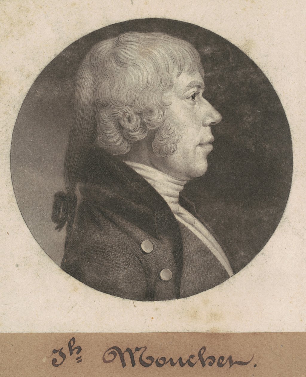Joseph Mouchet alkotó: Charles B. J. Févret de Saint Mémin