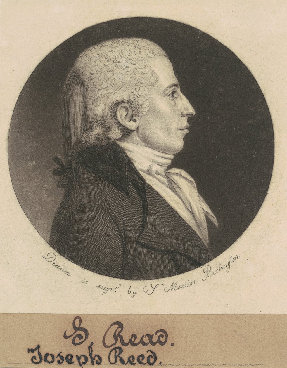 Joseph Reed, Jr. alkotó: Charles B. J. Févret de Saint Mémin