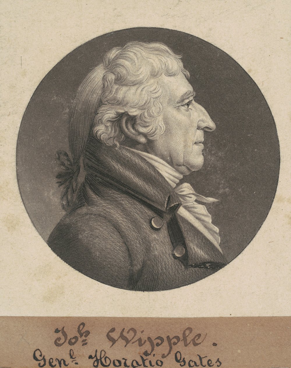 Joseph Whipple alkotó: Charles B. J. Févret de Saint Mémin