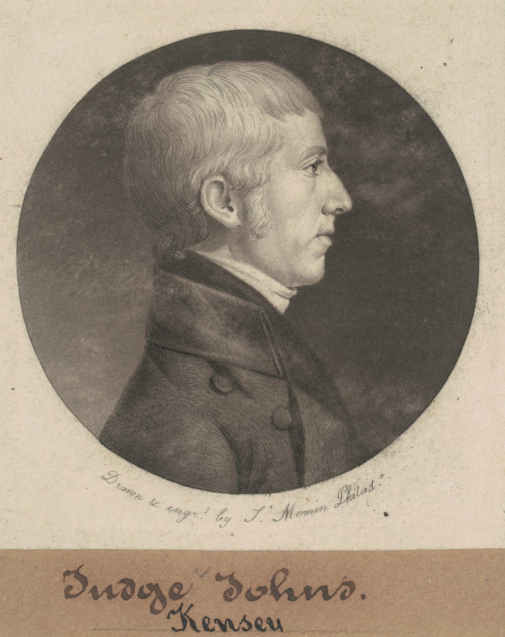 Kensey Johns alkotó: Charles B. J. Févret de Saint Mémin