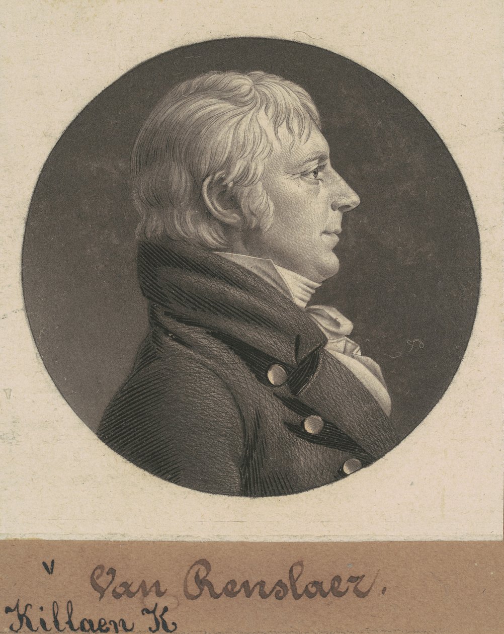 Kiliaen Kiliaen Van Rensselaer alkotó: Charles B. J. Févret de Saint Mémin