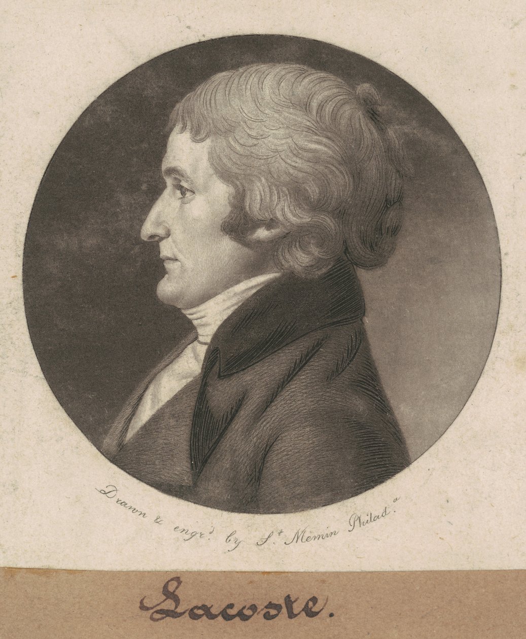 Lacoste alkotó: Charles B. J. Févret de Saint Mémin