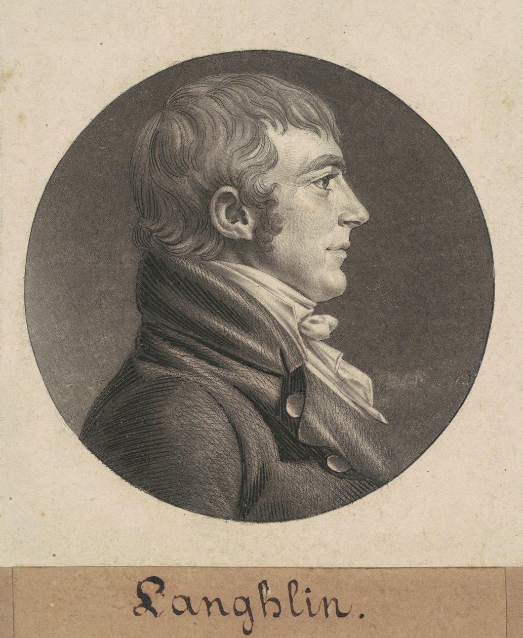 Laughlin alkotó: Charles B. J. Févret de Saint Mémin