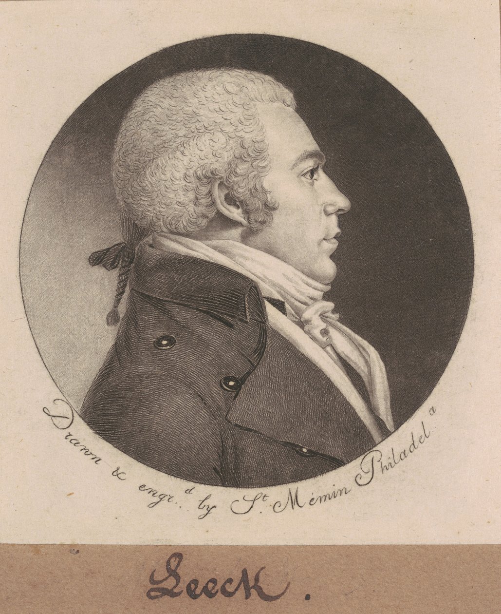 Pióca alkotó: Charles B. J. Févret de Saint Mémin