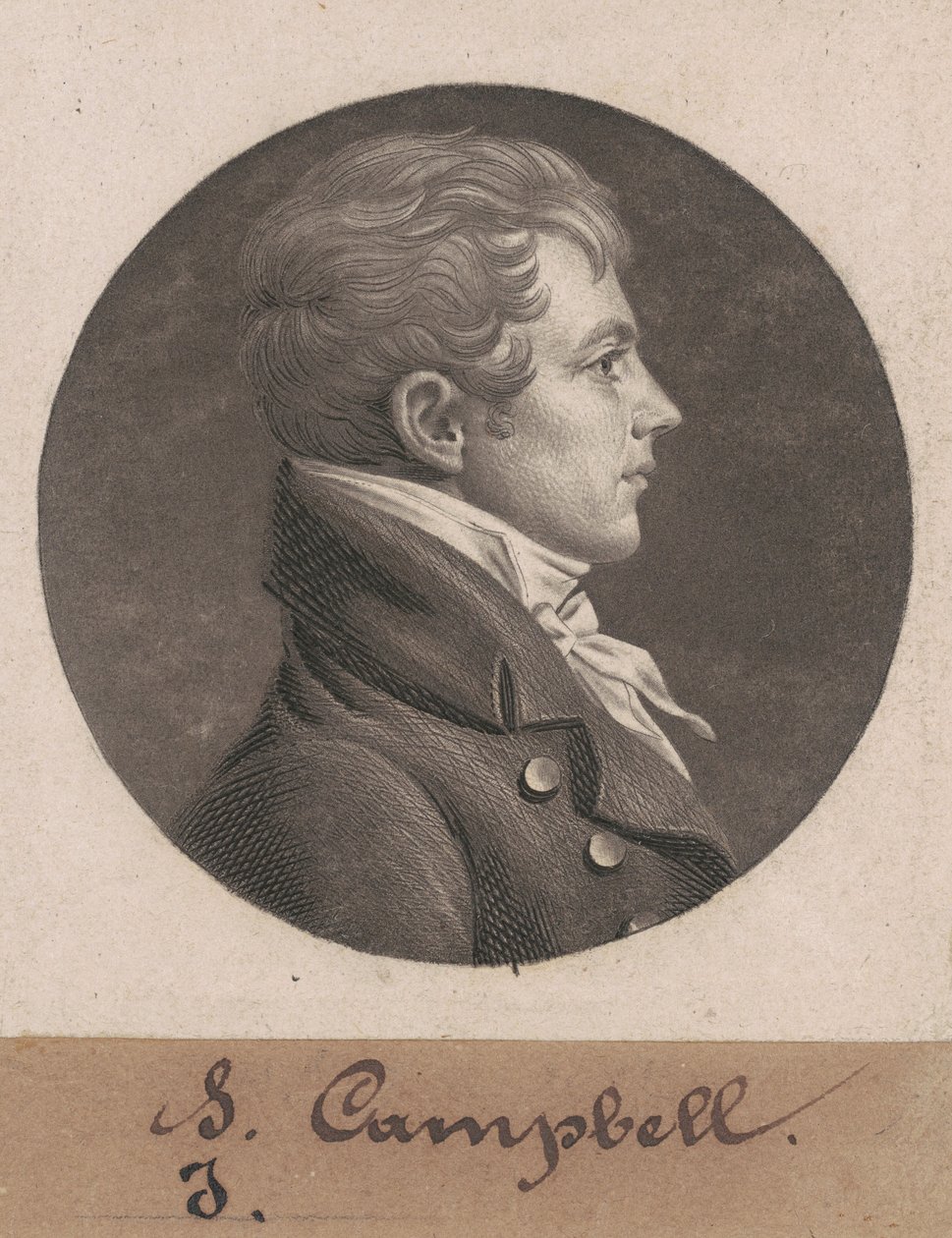 Levin Hicks Campbell alkotó: Charles B. J. Févret de Saint Mémin