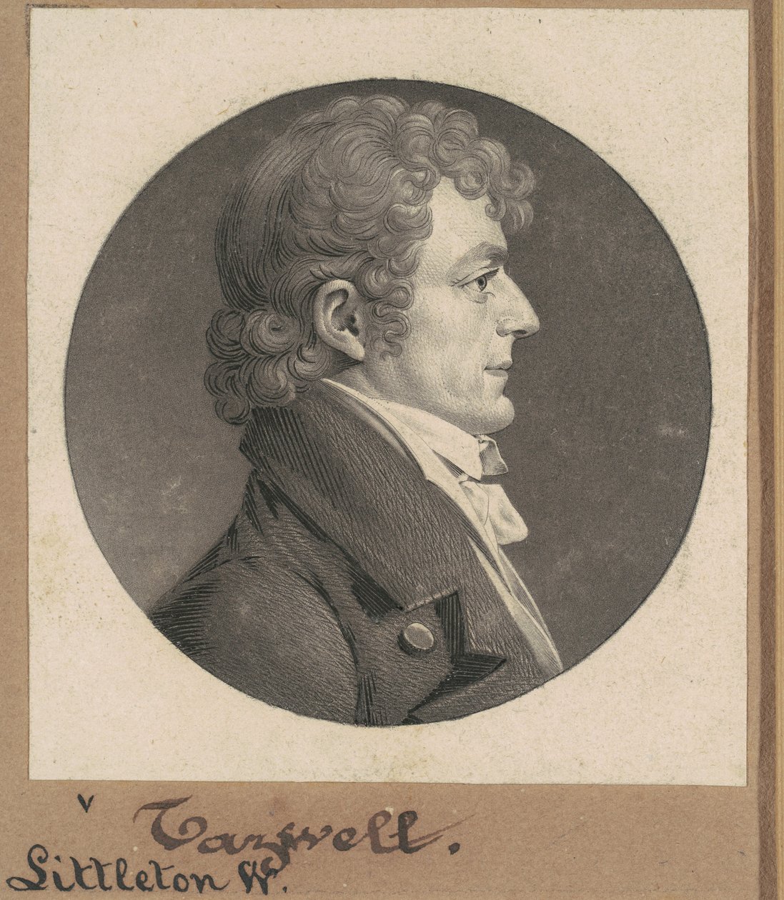 Littleton Waller Tazewell alkotó: Charles B. J. Févret de Saint Mémin