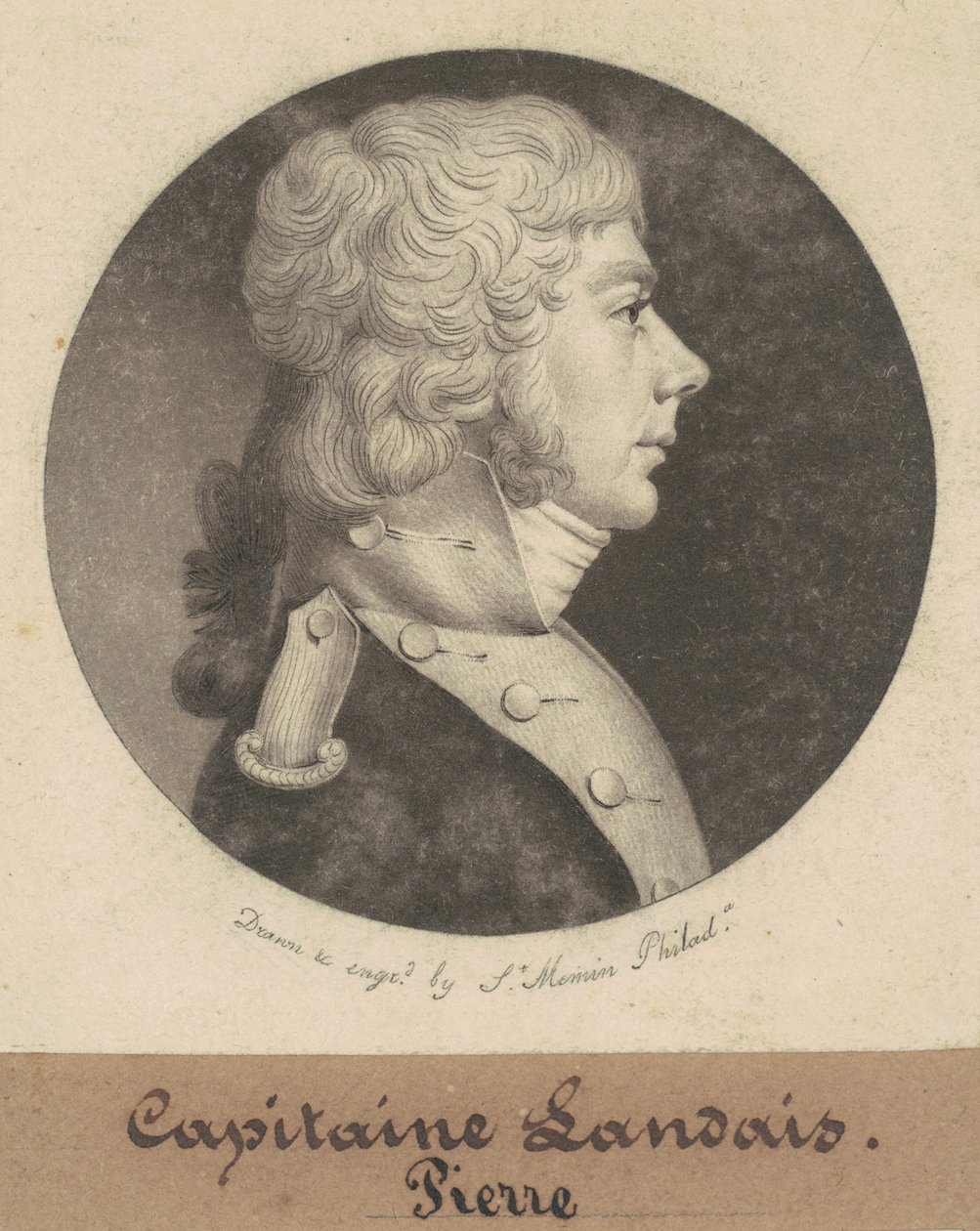 Louis Landais alkotó: Charles B. J. Févret de Saint Mémin