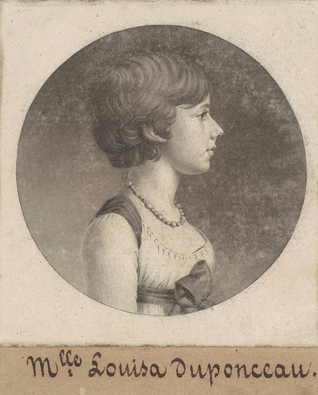 Louisa DuPonceau alkotó: Charles B. J. Févret de Saint Mémin