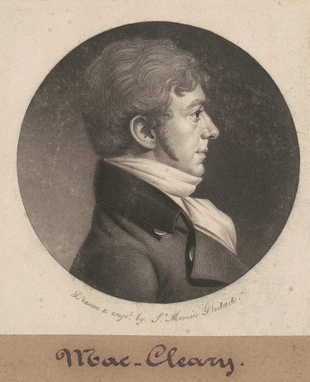 MacCleary alkotó: Charles B. J. Févret de Saint Mémin