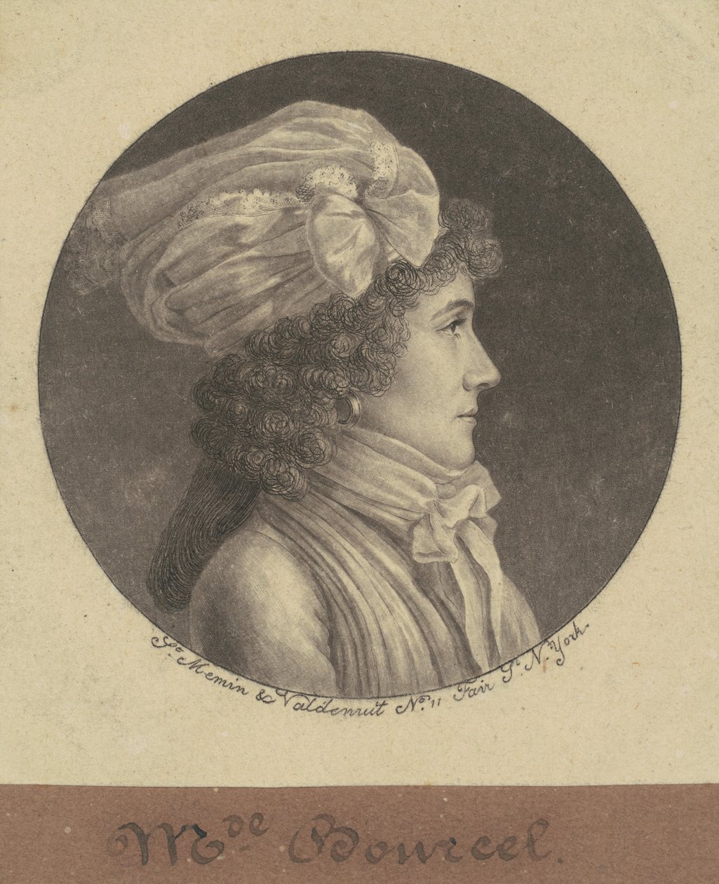 Marie Françoise Bancel alkotó: Charles B. J. Févret de Saint Mémin