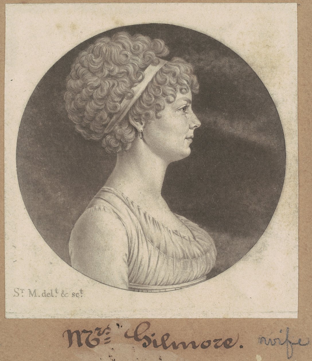 Mary Ann Smith Gilmor alkotó: Charles B. J. Févret de Saint Mémin