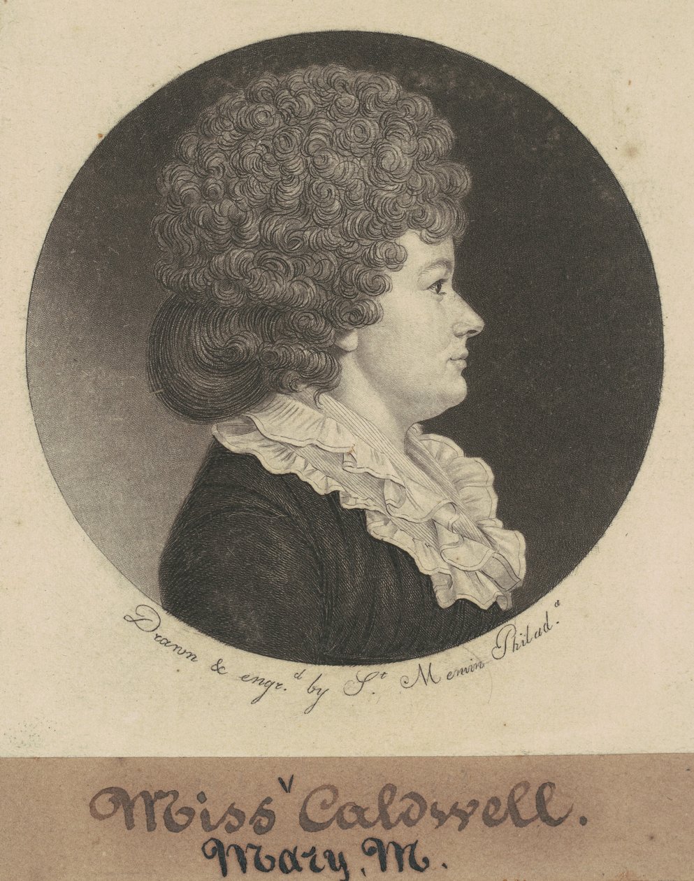 Mary M. Caldwell alkotó: Charles B. J. Févret de Saint Mémin