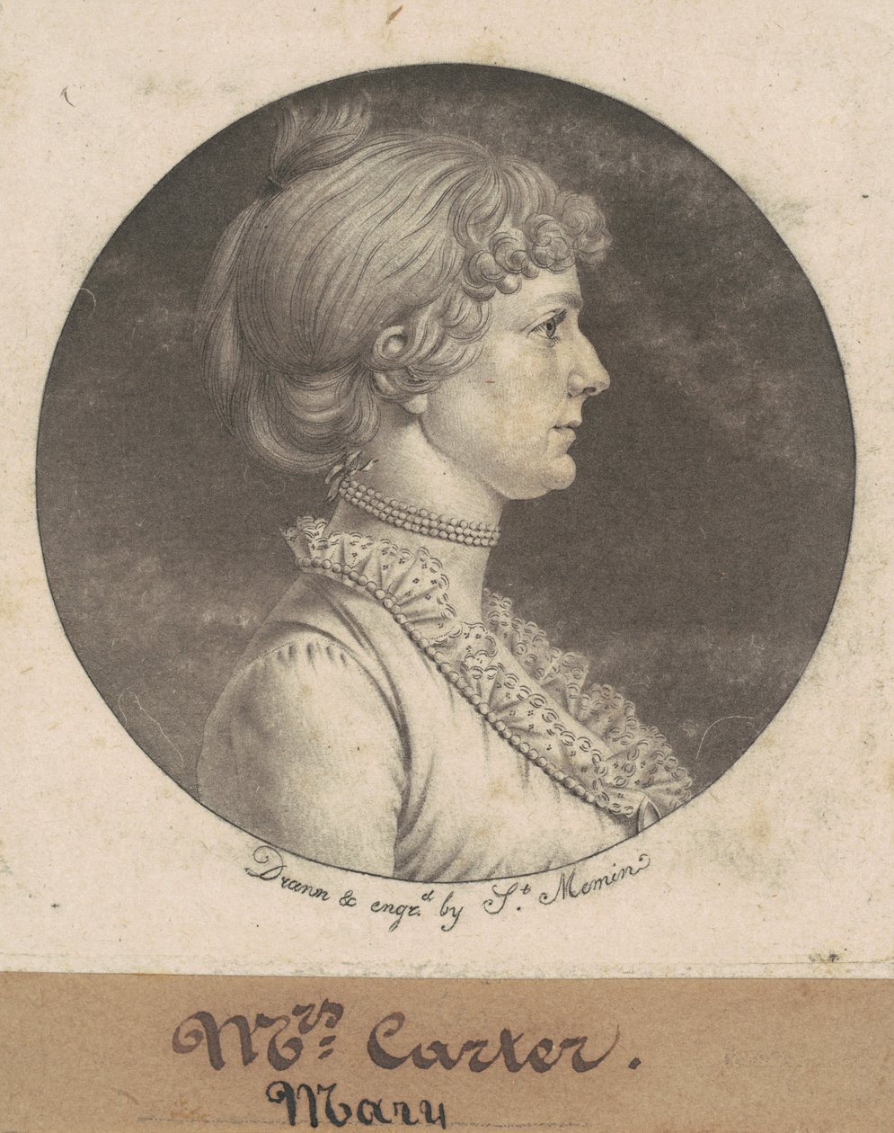 Mary Nelson Carter alkotó: Charles B. J. Févret de Saint Mémin