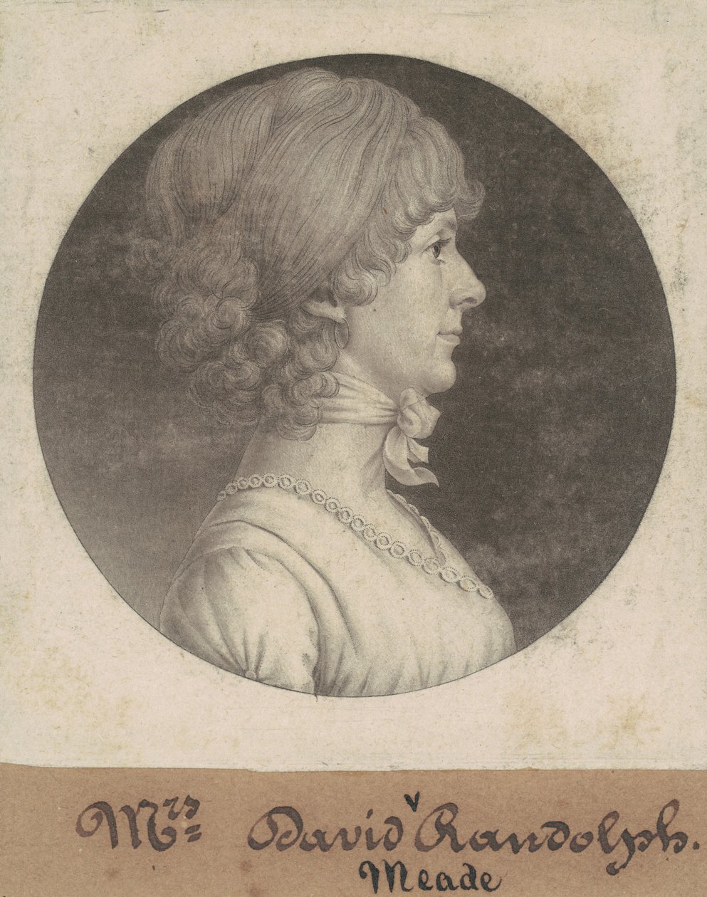 Mary Randolph Randolph alkotó: Charles B. J. Févret de Saint Mémin