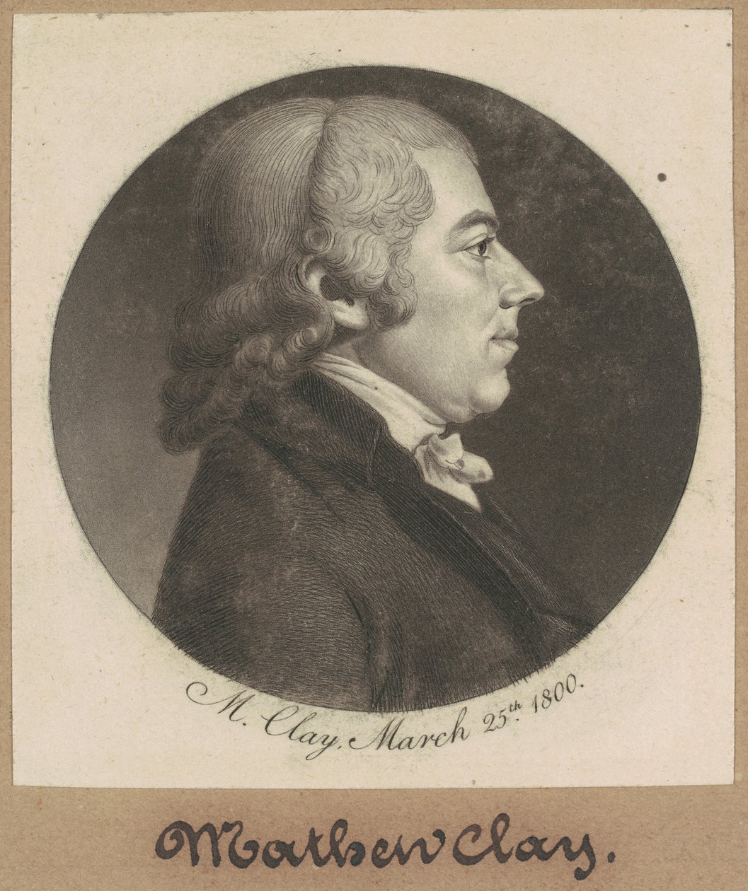 Matthew Clay alkotó: Charles B. J. Févret de Saint Mémin