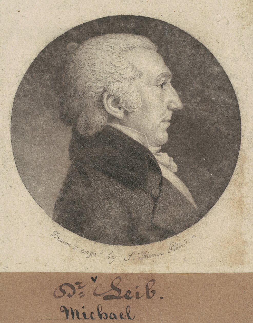 Michael Leib alkotó: Charles B. J. Févret de Saint Mémin