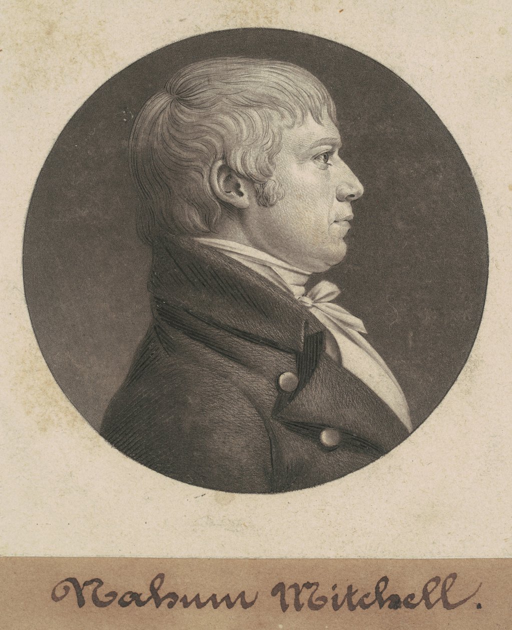 Nahum Mitchell alkotó: Charles B. J. Févret de Saint Mémin