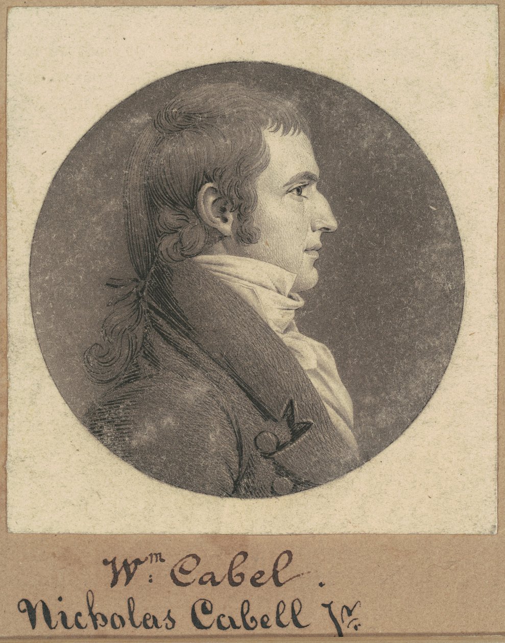 Nicholas Cabell, Jr. alkotó: Charles B. J. Févret de Saint Mémin