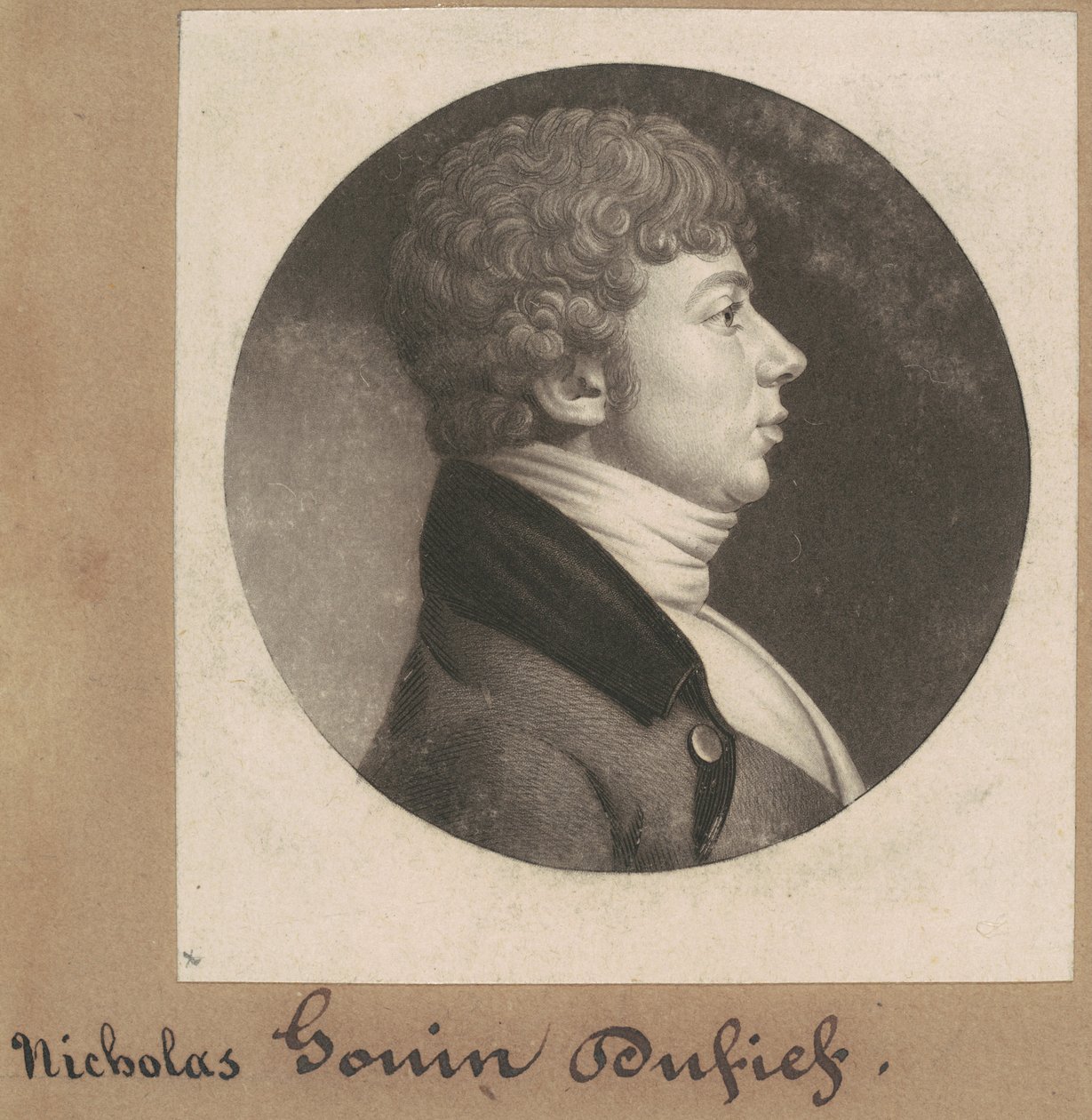 Nicholas Gouin Dufief alkotó: Charles B. J. Févret de Saint Mémin