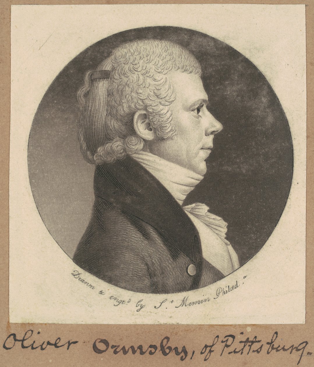 Olivér Ormsby alkotó: Charles B. J. Févret de Saint Mémin