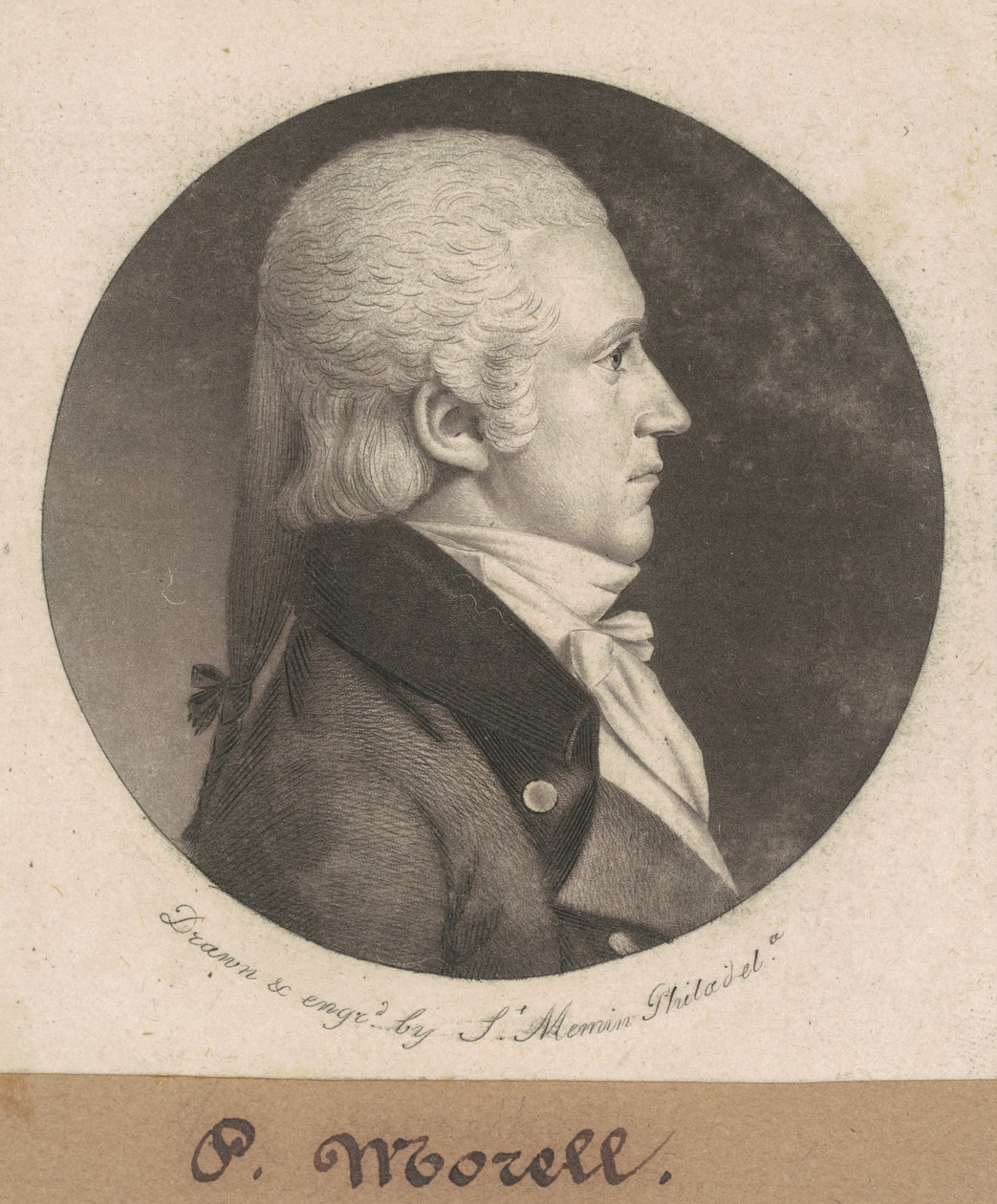 P. Morell alkotó: Charles B. J. Févret de Saint Mémin