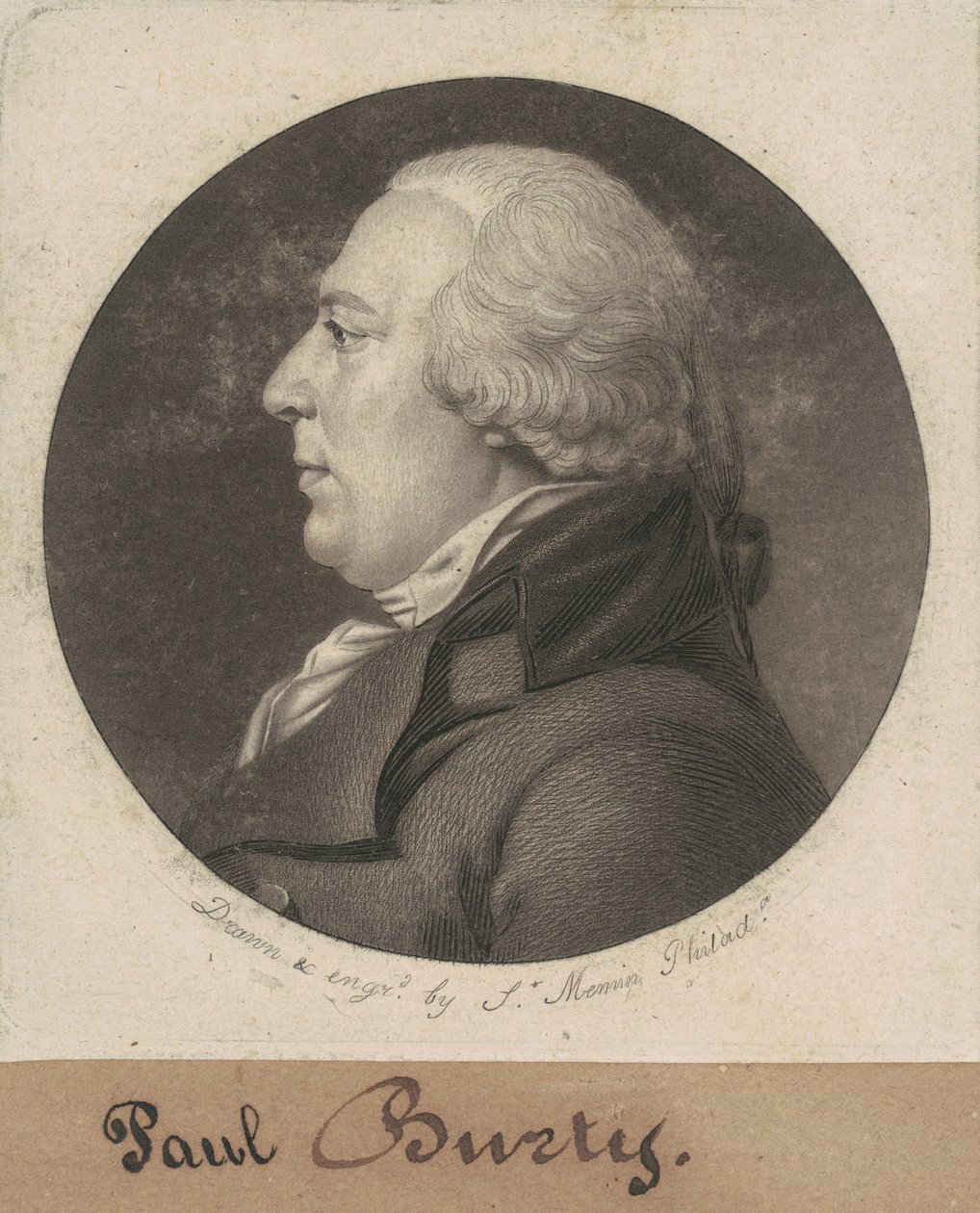 Busti Pál alkotó: Charles B. J. Févret de Saint Mémin