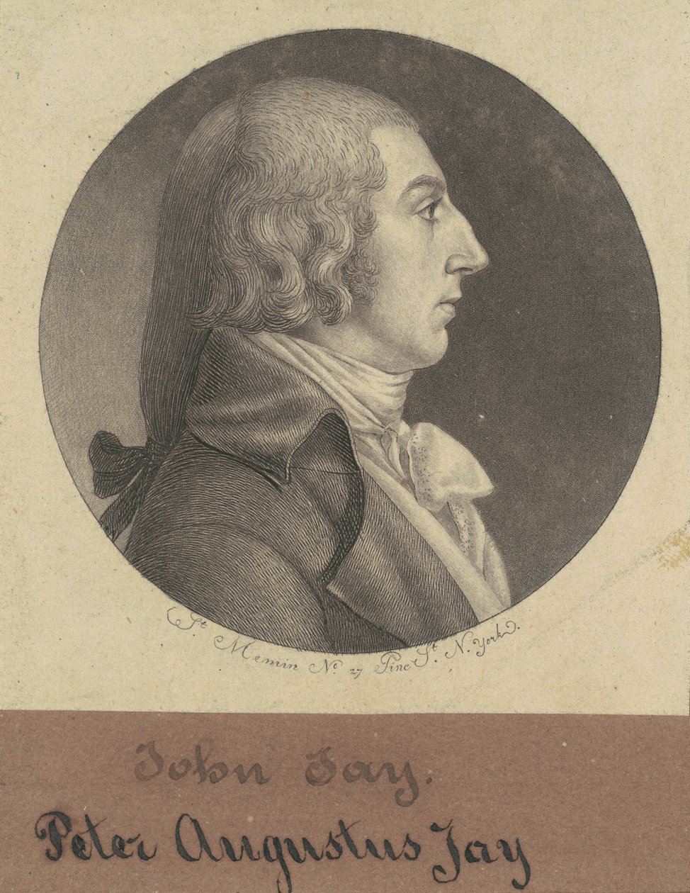 Peter Augustus Jay alkotó: Charles B. J. Févret de Saint Mémin