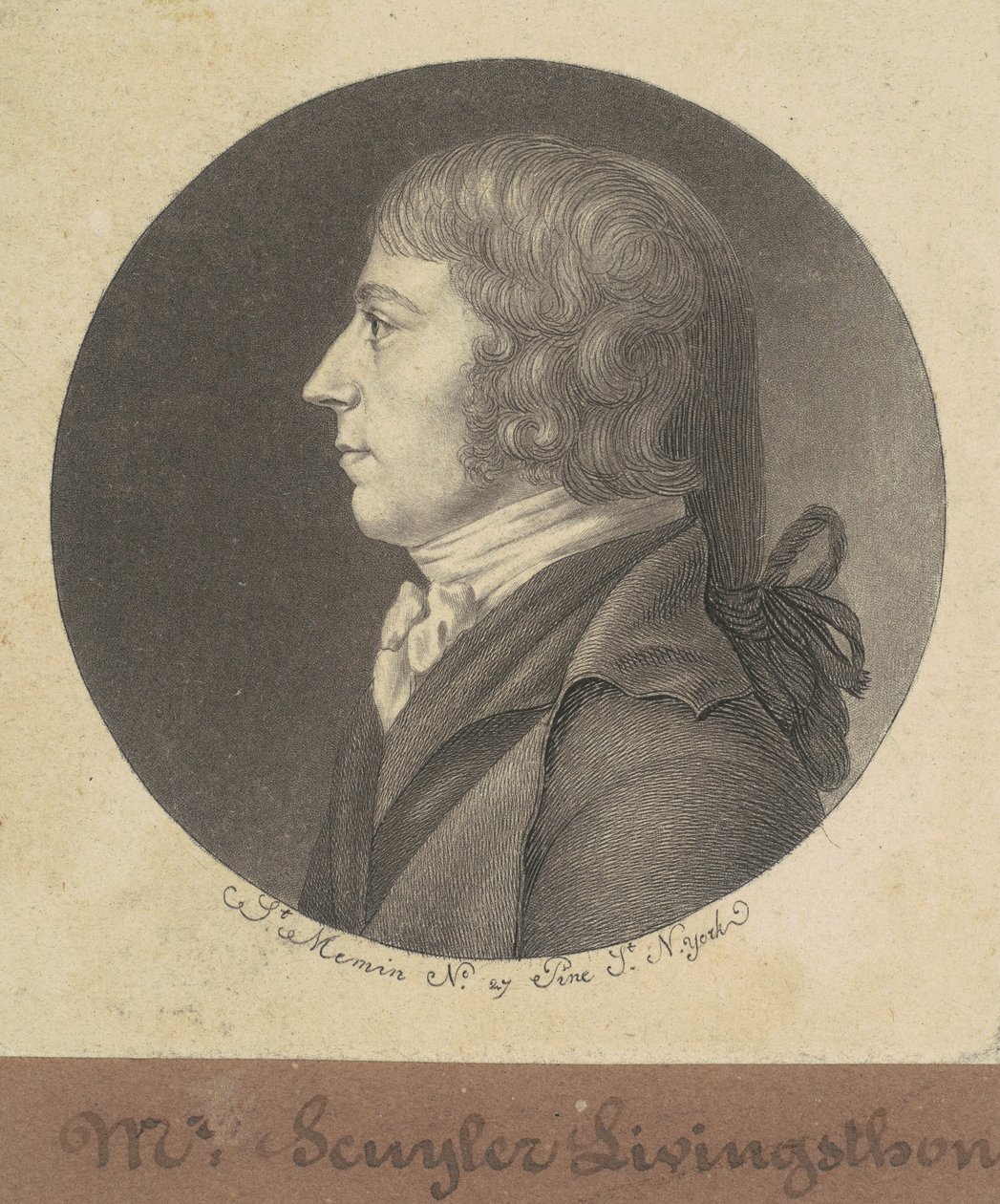 Peter Schuyler Livingston alkotó: Charles B. J. Févret de Saint Mémin