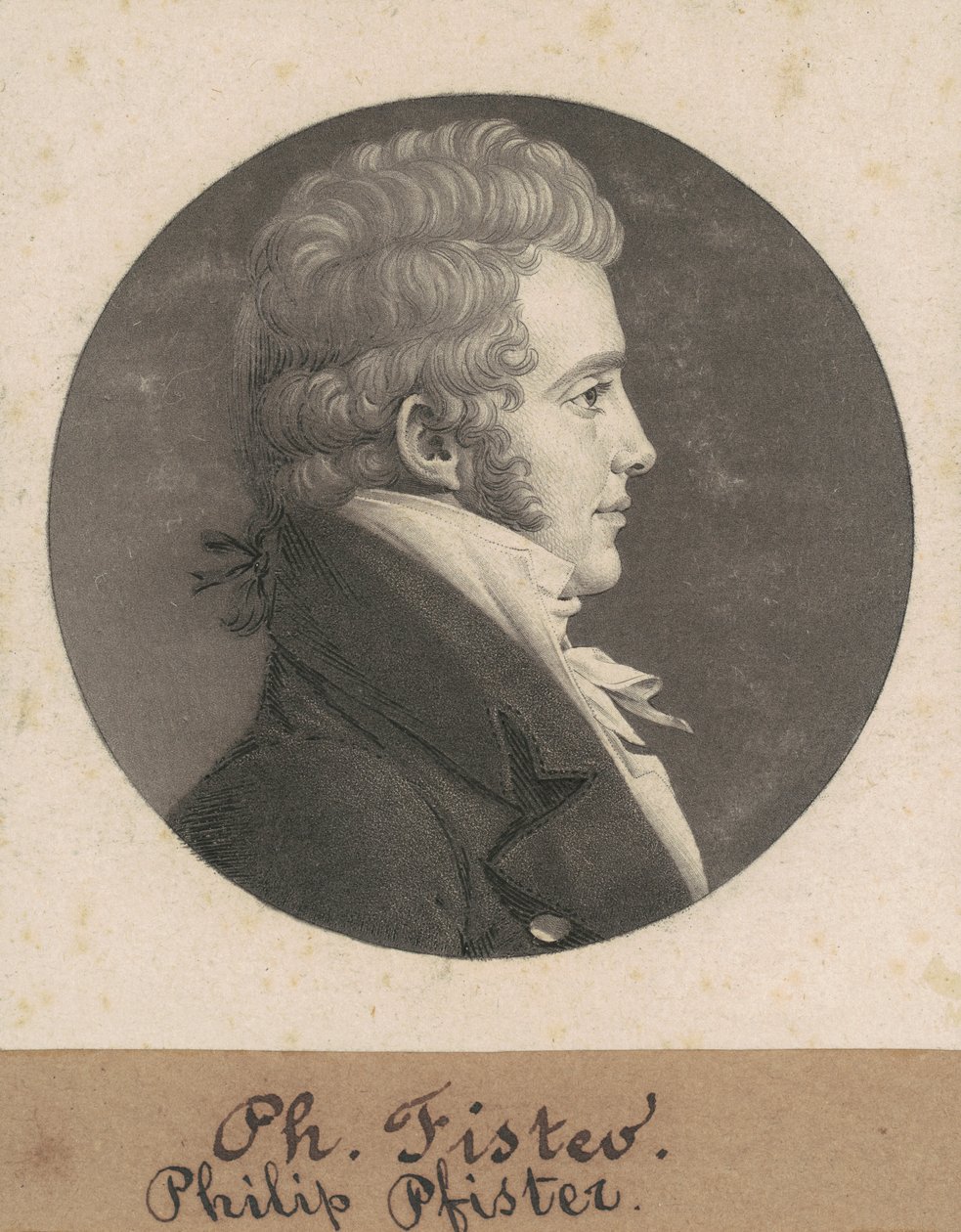 Philip Fister alkotó: Charles B. J. Févret de Saint Mémin
