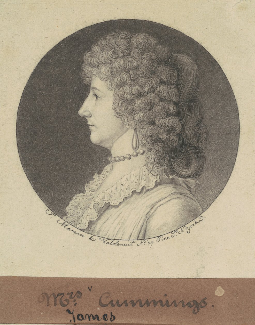 Phoebe Harisson Cuming alkotó: Charles B. J. Févret de Saint Mémin