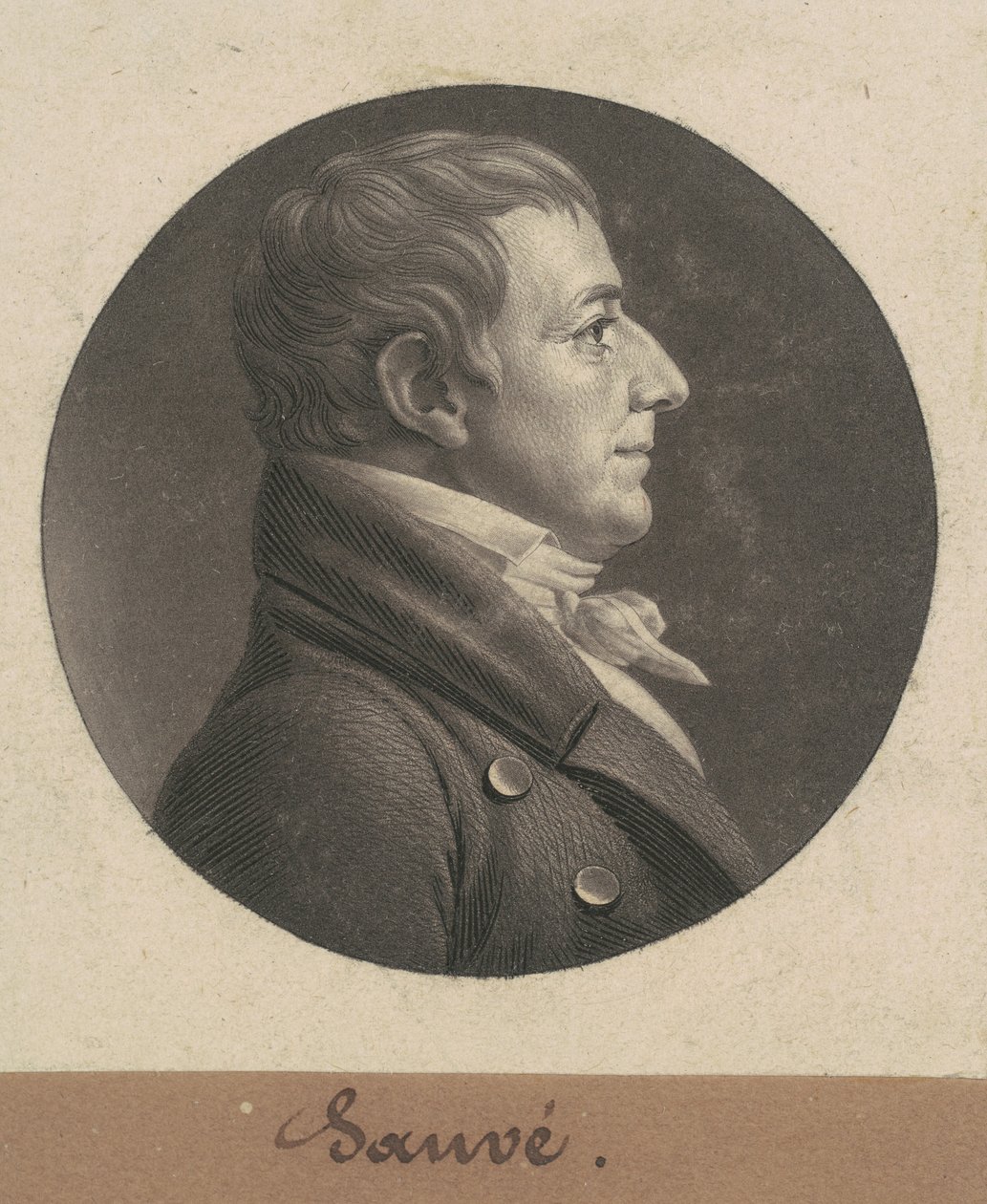 Pierre Sauve alkotó: Charles B. J. Févret de Saint Mémin