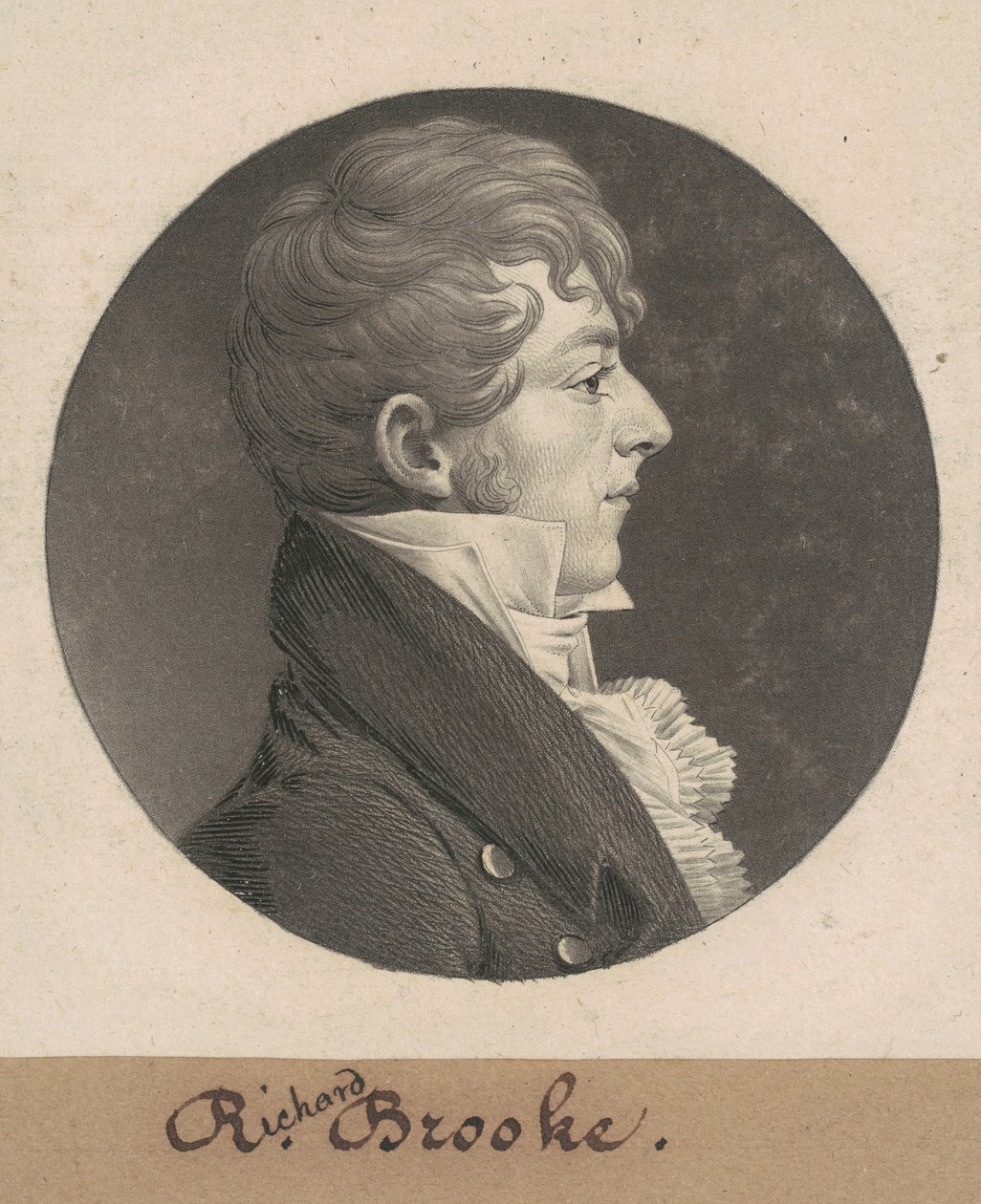 Richard Brooke alkotó: Charles B. J. Févret de Saint Mémin