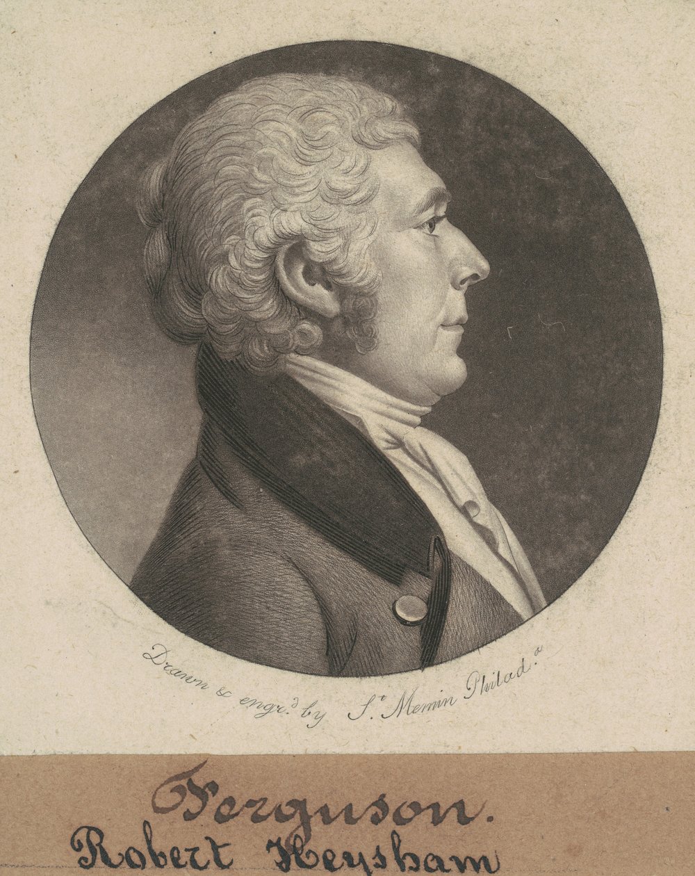 Robert Heysham alkotó: Charles B. J. Févret de Saint Mémin