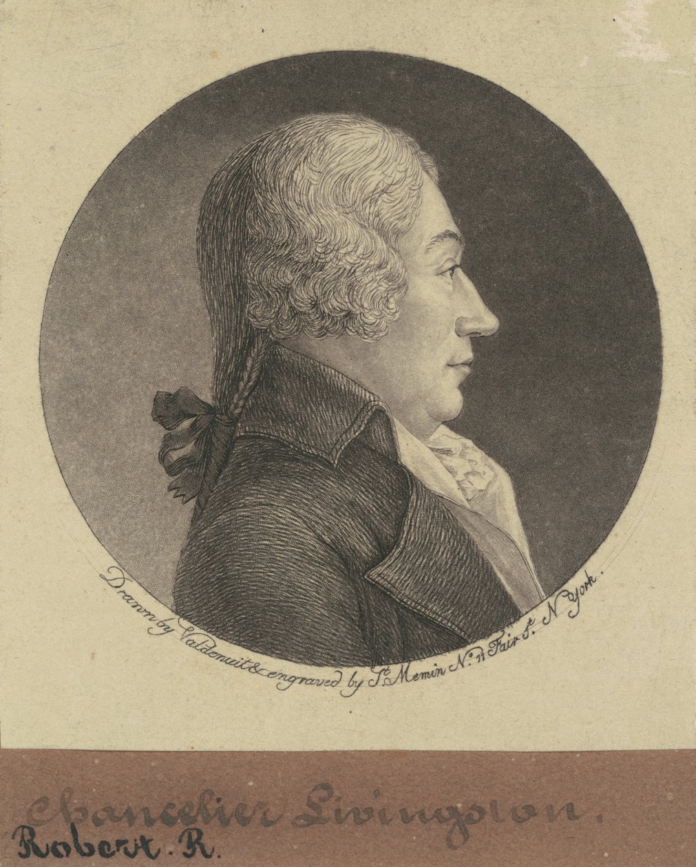 Robert R. Livingston alkotó: Charles B. J. Févret de Saint Mémin