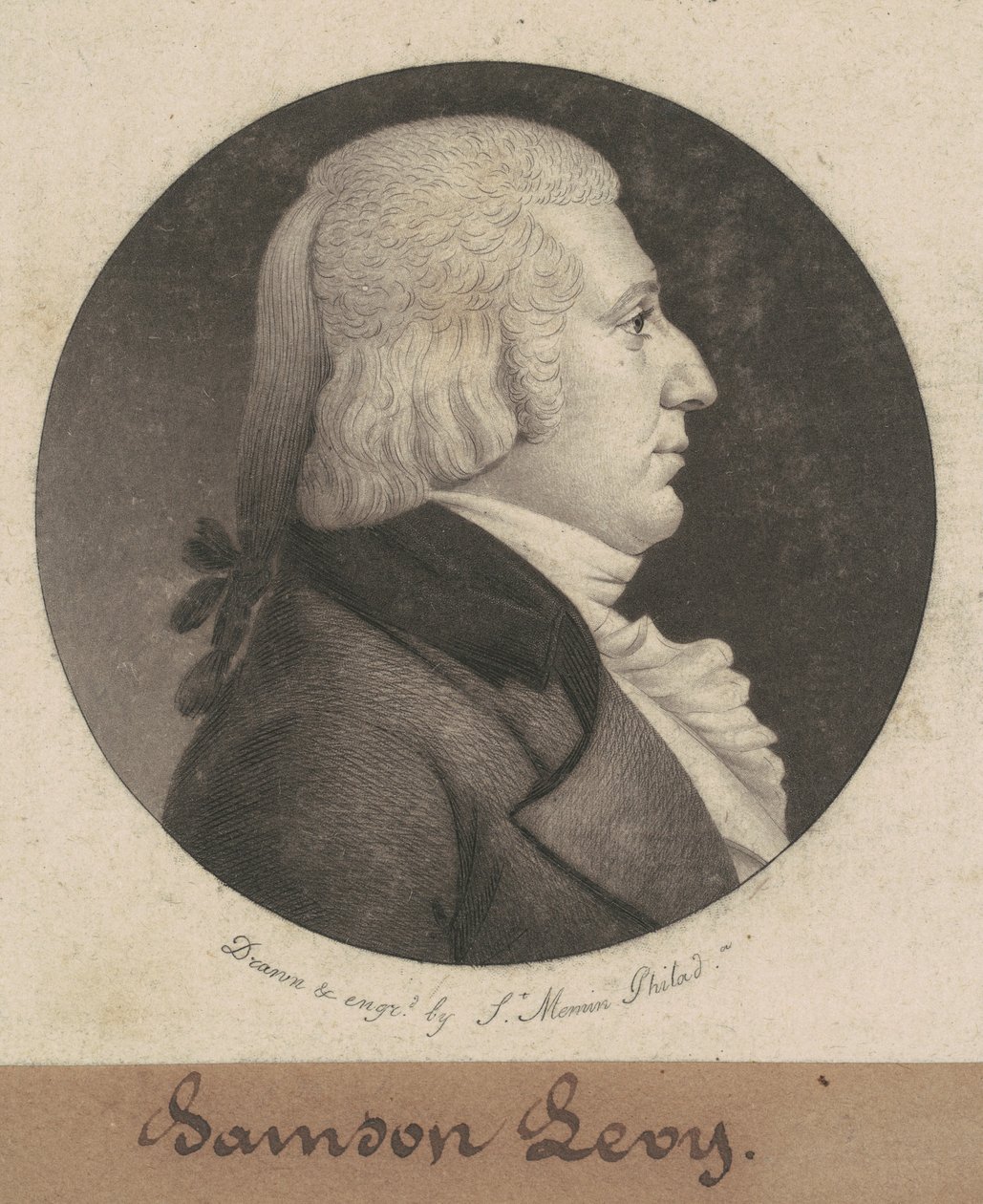 Samson Levy, Jr. alkotó: Charles B. J. Févret de Saint Mémin