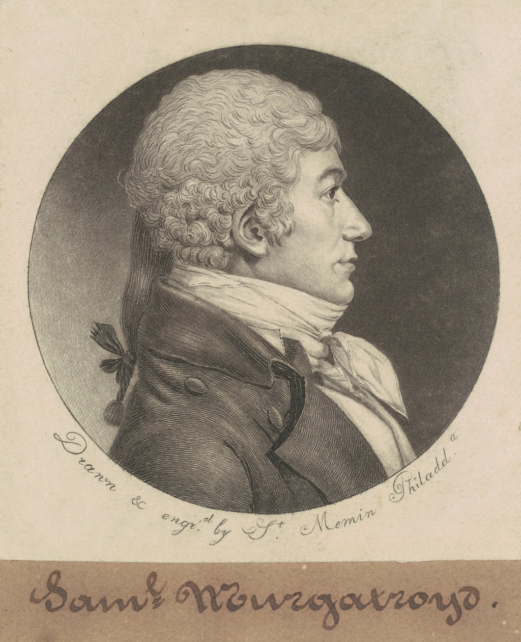 Samuel Murgatroyd alkotó: Charles B. J. Févret de Saint Mémin