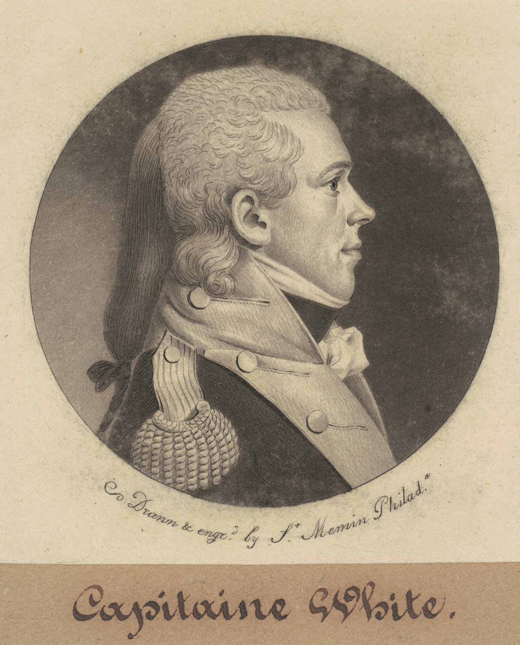 Fehér Sámuel alkotó: Charles B. J. Févret de Saint Mémin