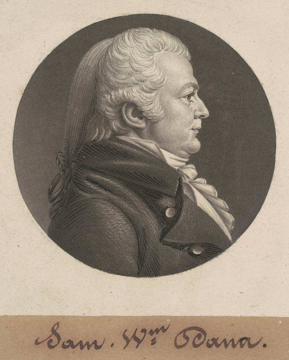 Samuel Whittelsey Dana alkotó: Charles B. J. Févret de Saint Mémin