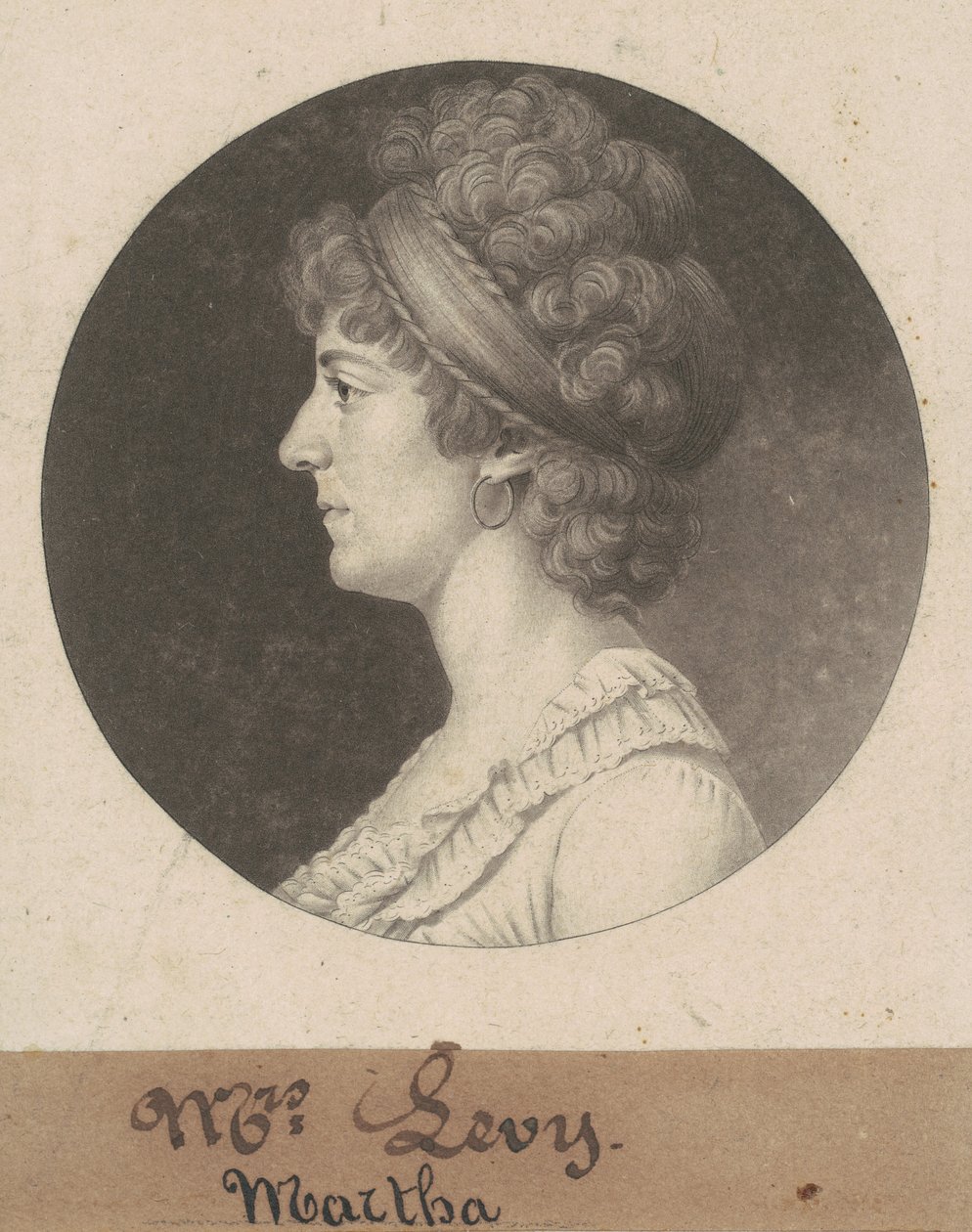 Sarah Coates Levy alkotó: Charles B. J. Févret de Saint Mémin