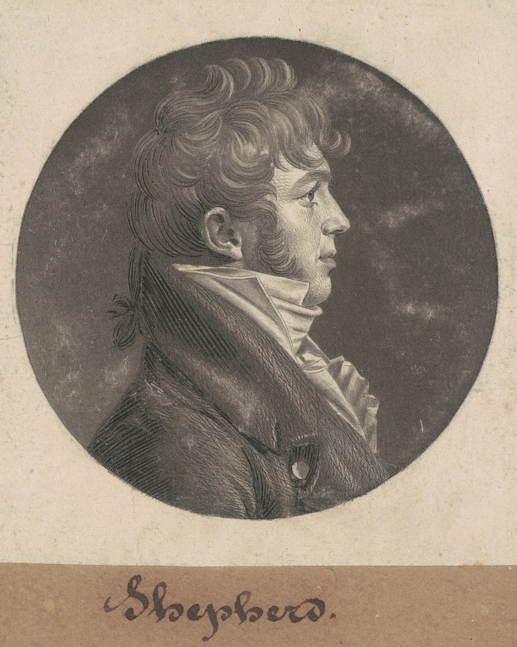 Pásztor alkotó: Charles B. J. Févret de Saint Mémin