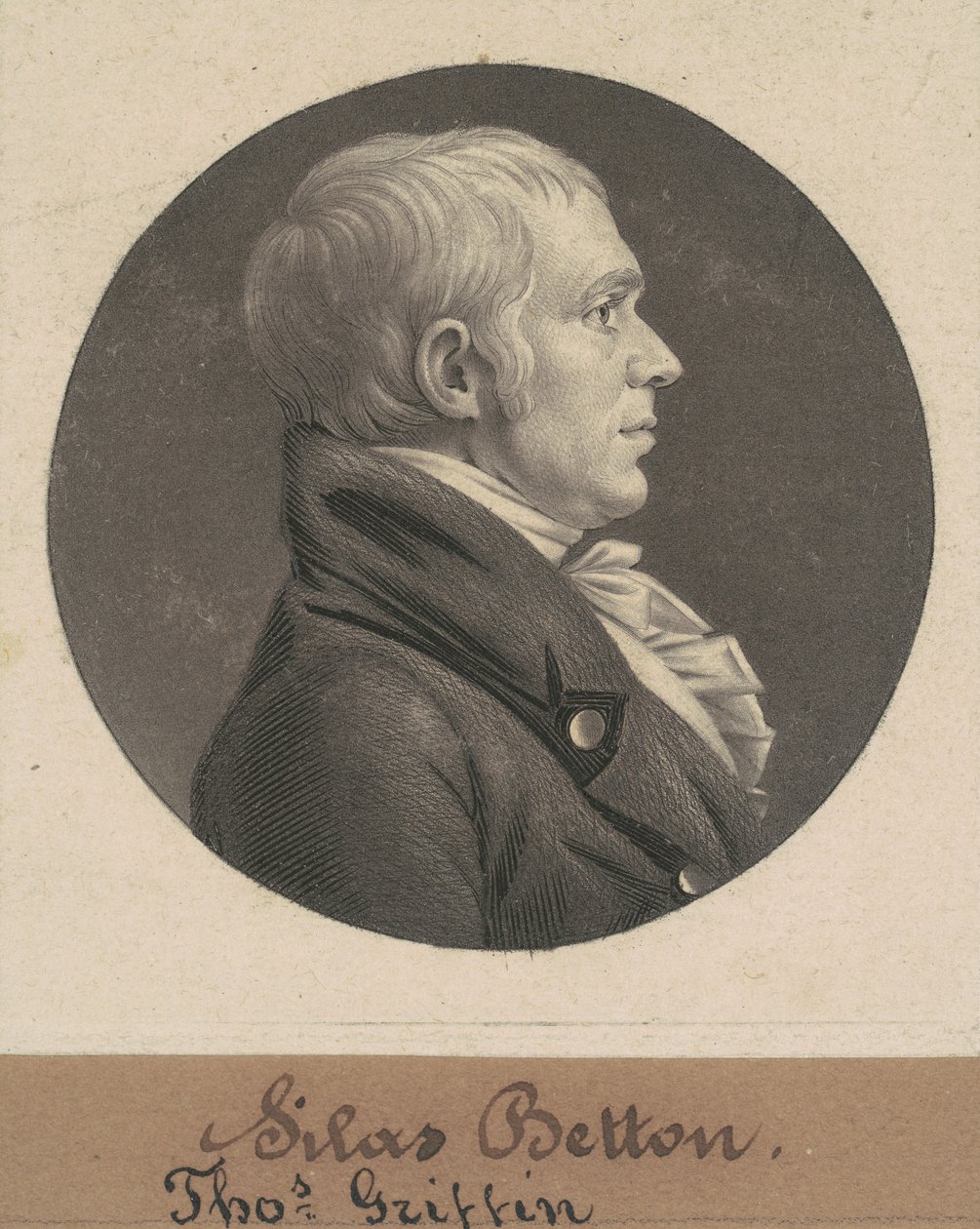 Silas Betton alkotó: Charles B. J. Févret de Saint Mémin