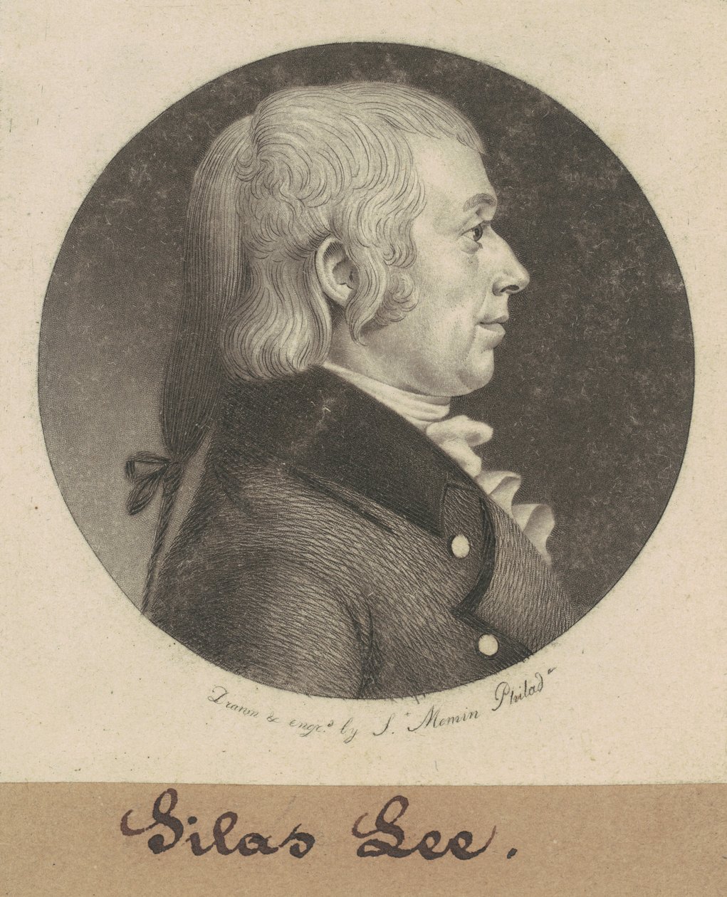 Silas Lee alkotó: Charles B. J. Févret de Saint Mémin